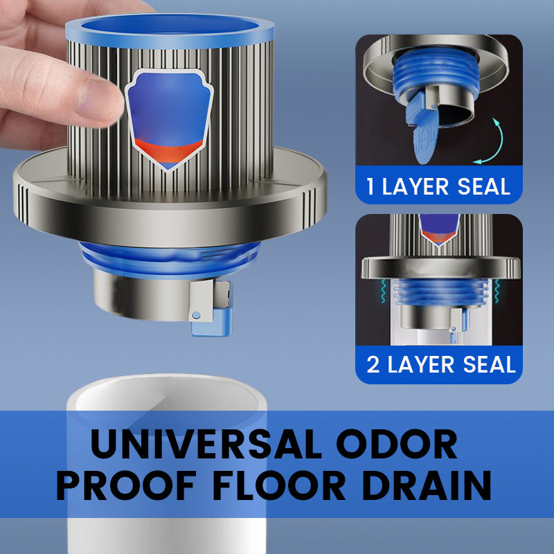 Odor Proof Floor Drain Valve-Sewer Core Backflow Preventer Shower Floor Drain Plug for Kitchen Bathroom Toilet Sewer