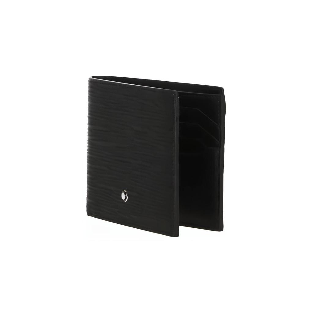 Montblanc Meisterstück Logo Leather Wallet Men wallet Black 116285