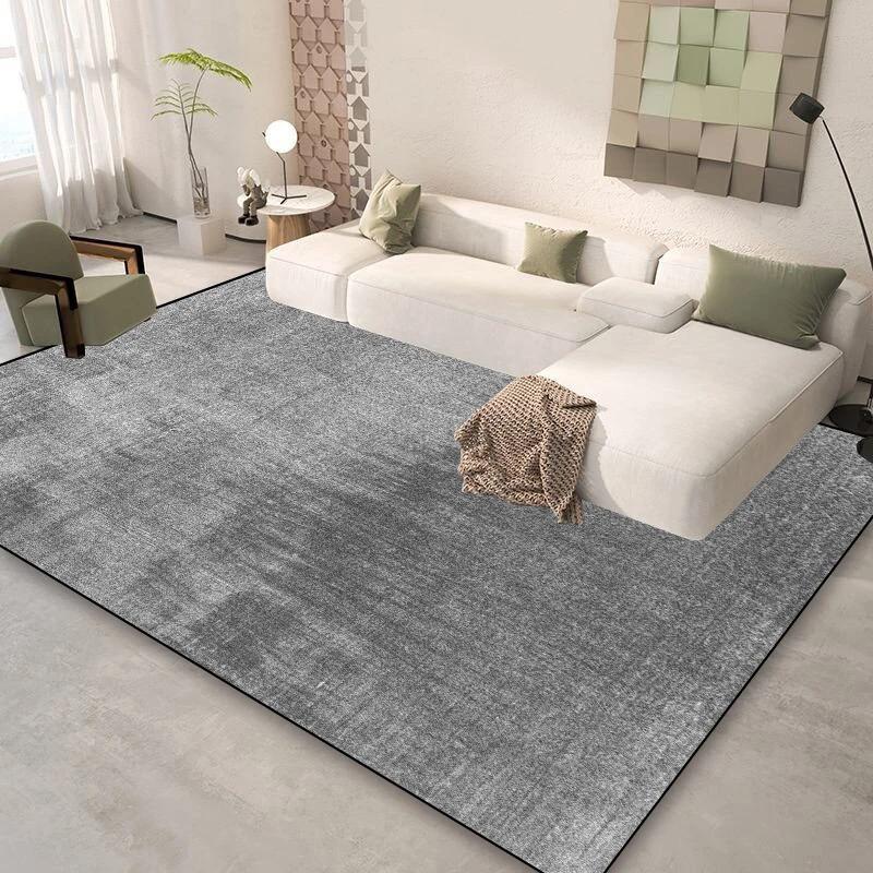 Modern Luxury Carpet Living Room Solid Color Decoration Home Sofa Area Large Rugs Bathroom Cloakroom Non-slip Entrance Door Mats