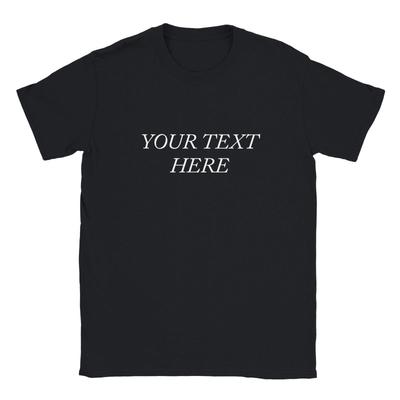 Custom Personalized T-Shirt | Your Design Here | Soft Feel DTG Ready Tee | Uniqu
