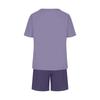 Summer  Arrival Men's Casual Two-Piece Set Striped Print Short-Sleeve Shirt and Athletic Shorts Set
