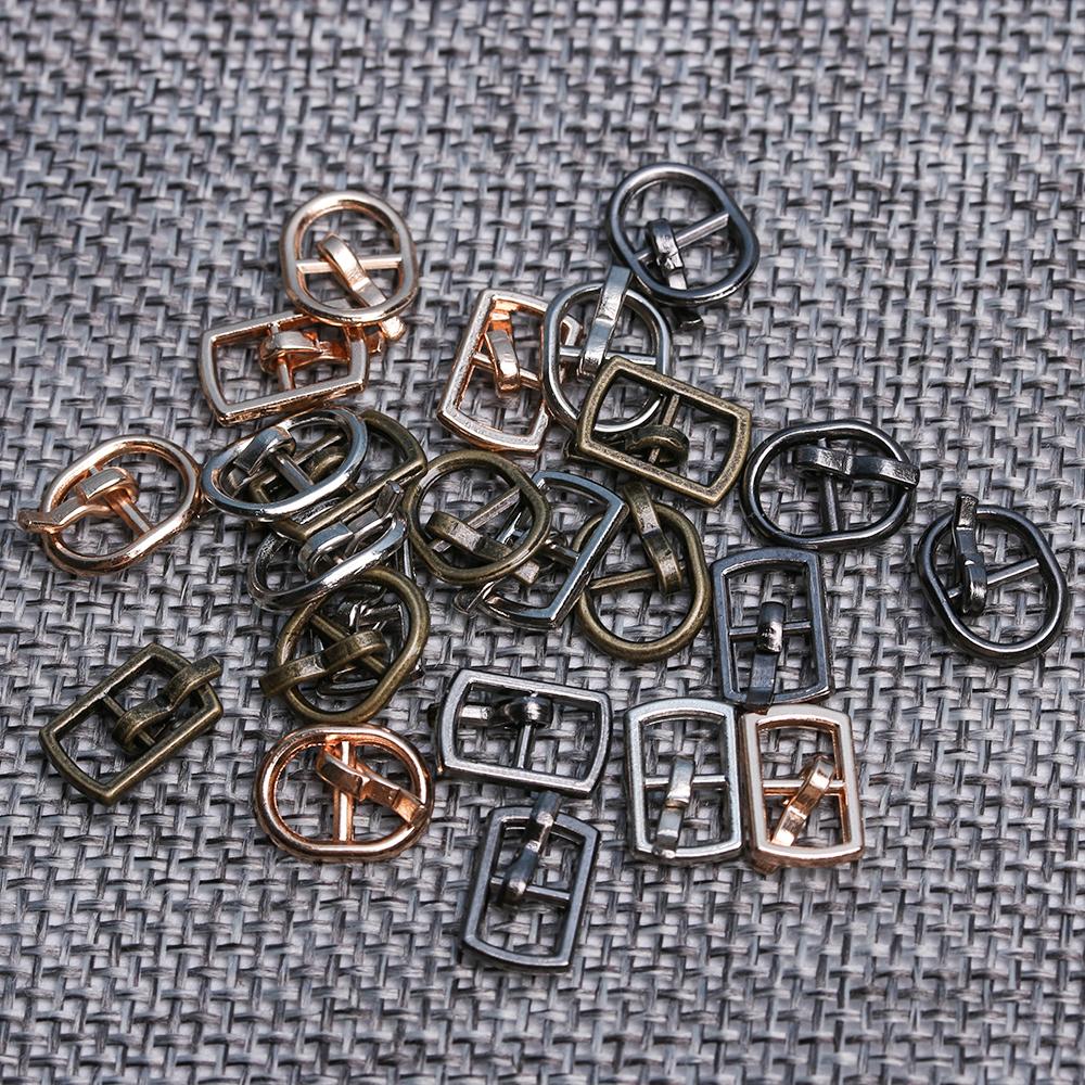 3/6 Stück/Beutel 4,5/5,5 MM Mini Ultra-kleine Dreifach-Gurt Schnalle Puppen Taschen Schnallen DIY Puppen Knöpfe Schuhe Haus DIY Bastelbedarf