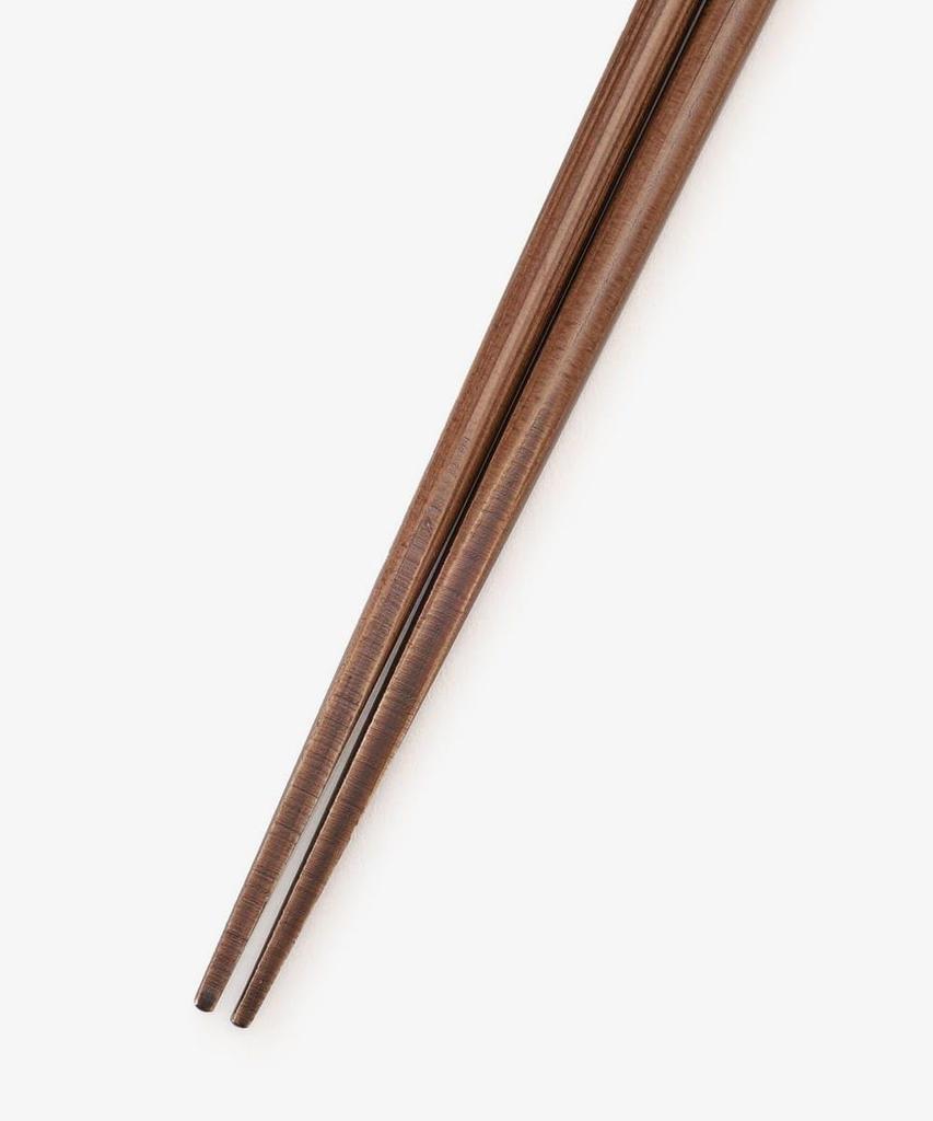 Afternoon Tea Living Chopsticks Wakasa Lacquer Antibacterial Set of Brown JE63, Thread-Wrapped Chopsticks, 4,