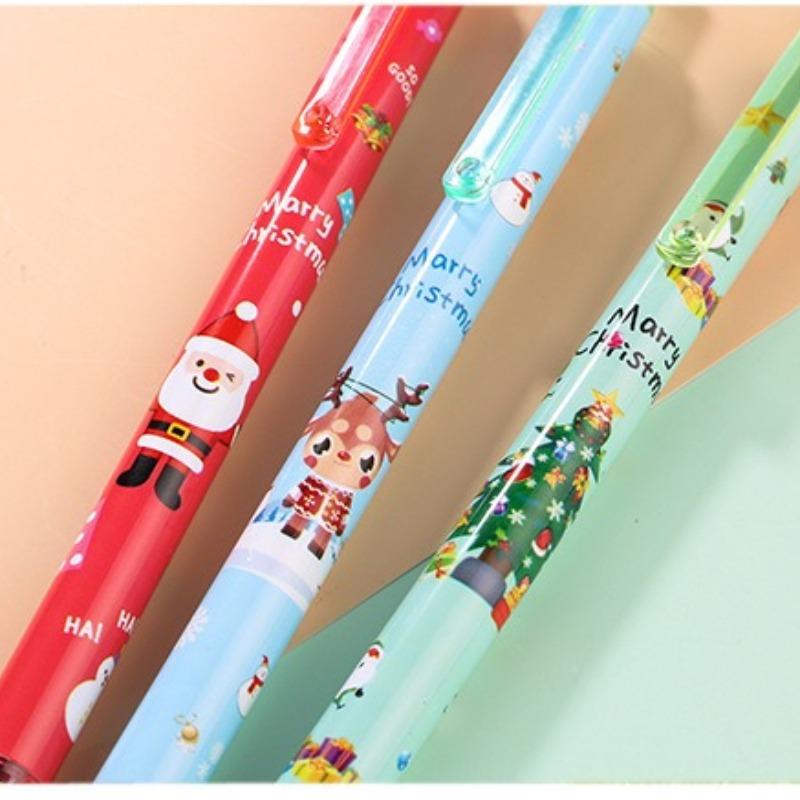 1Pc Christmas Cartoon Pen for School & Office | Smooth Writing & Quick-Drying Back To School Gifts During The Back To School Season Suitable for Sch