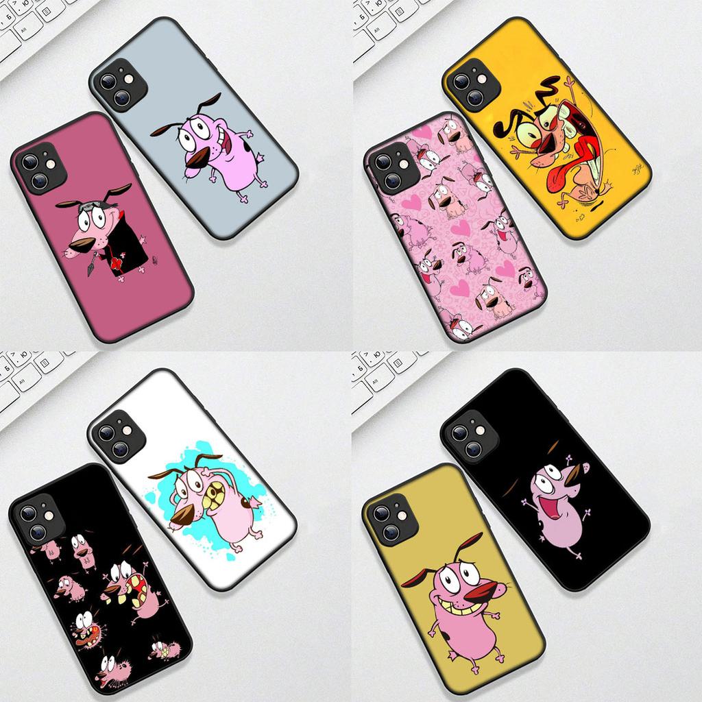 Anime C-Courages C-Cowardlys Dog Phone Case for Samsung Galaxy S20 S22 S21 FE Ultra Plus A07 A17 A15 A16 A25 A57 A37 Cover