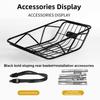 Easy To Install Student Riding Storage Basket Bicycle Basket  Electric Bicycles Accessories