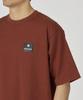 Snow Peak New Standard Square Logo Short Medium T-Shirt NSD-TS-25AU002, Sleeve, Men's/Women's, Yellow,