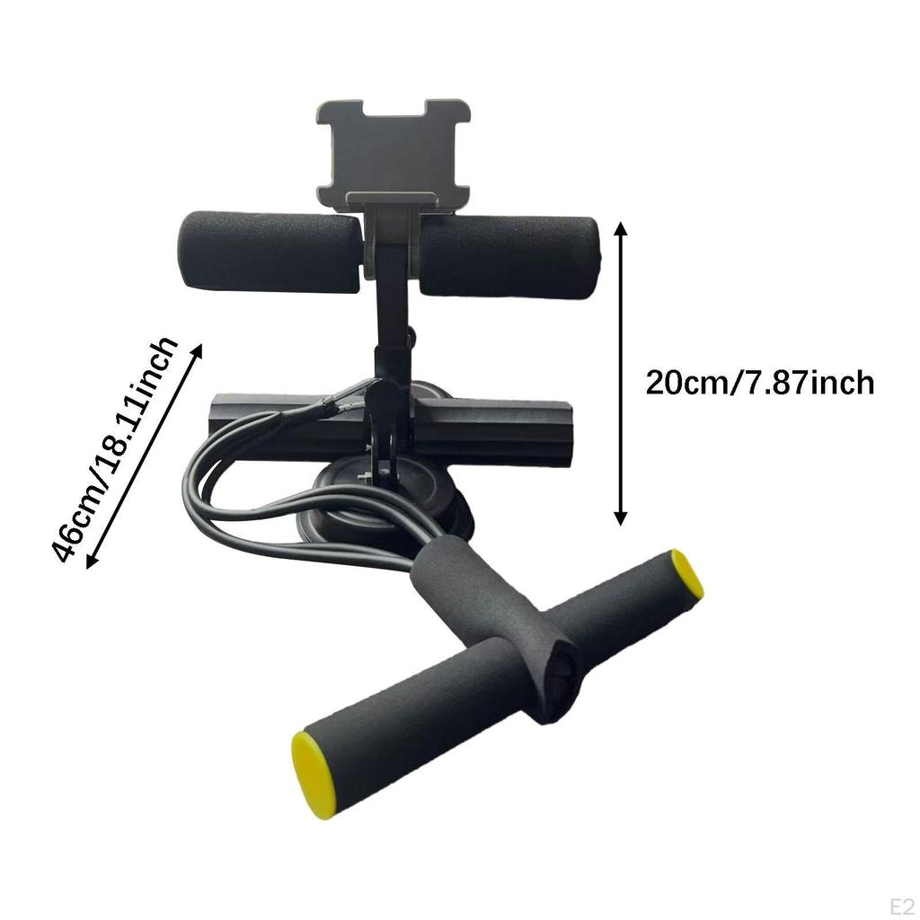 Abdominal Bar Exercise Sit-Up with Steel Tube Latex Foam Adjustable Resistance Stable