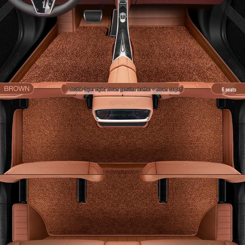 AITO M5 Ultra M7 Pro M8 Max M9 Electric Leather Car Floor Mats