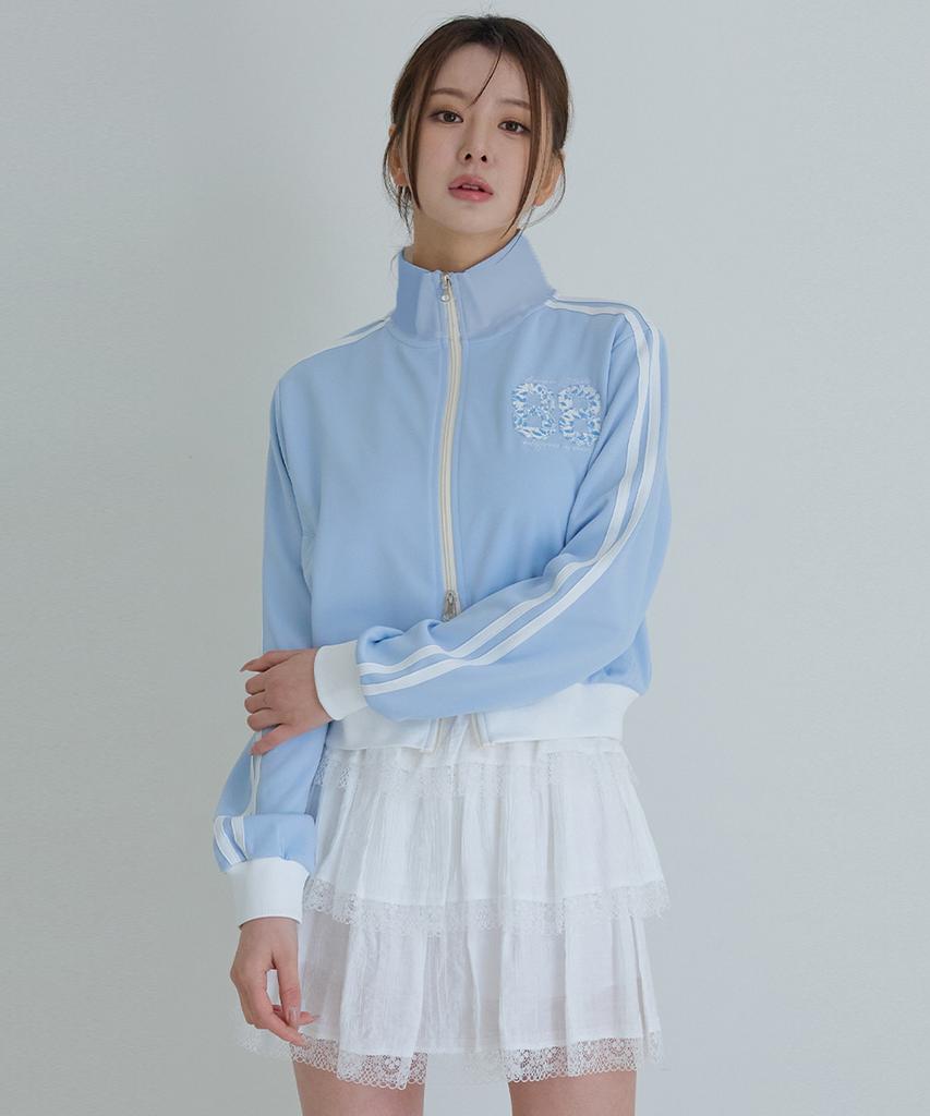 Awesome Studio 88 Race Track Jersey Jacket Sky Blue