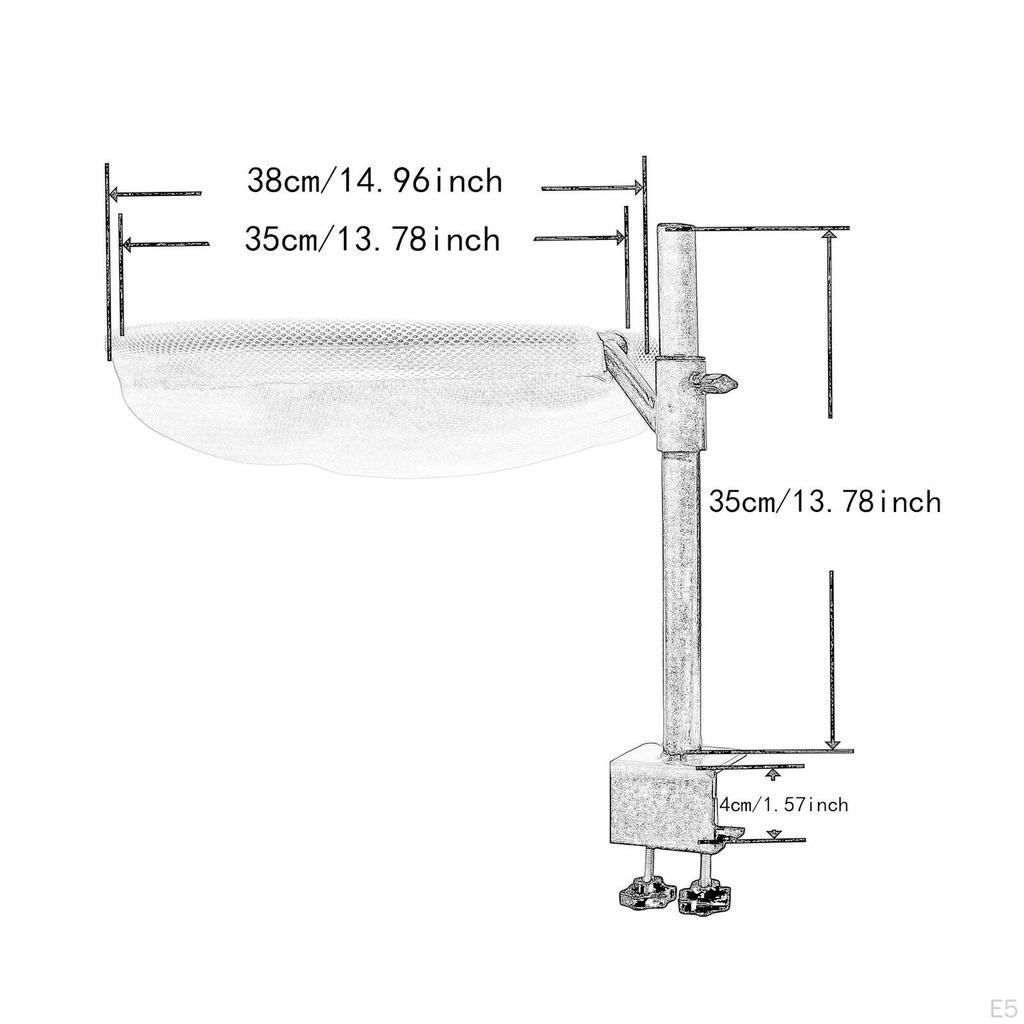 Bed with Pet Mat Easy Setup Elevated Hammock for Indoor Cats
