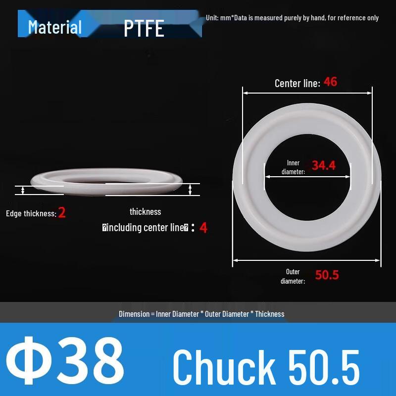 Sanitary Quick-Connect PTFE Clamp Gasket