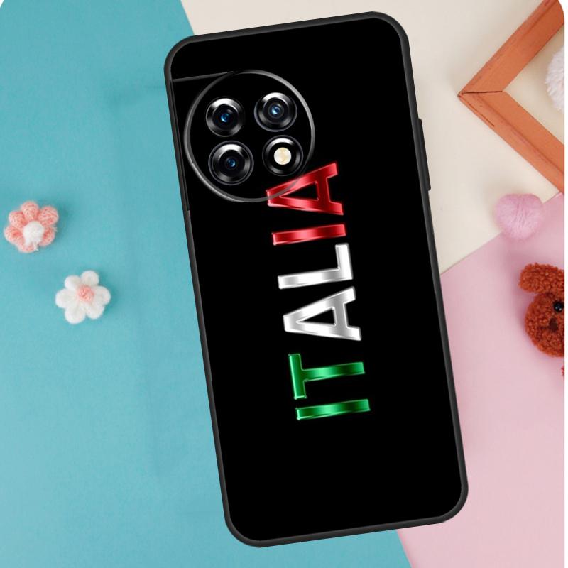 Italy Flag Case For OnePlus 13T 10T 8T 10R 12R 13R 15R 11 12 13 15 Nord CE 5 2 3 4 Lite N20 N30 Cover