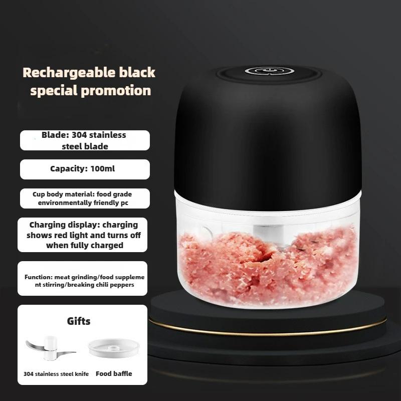 Elektryczna praska do czosnku Maszynka do czosnku bezprzewodowa Artefakt Mini krajalnica do czosnku