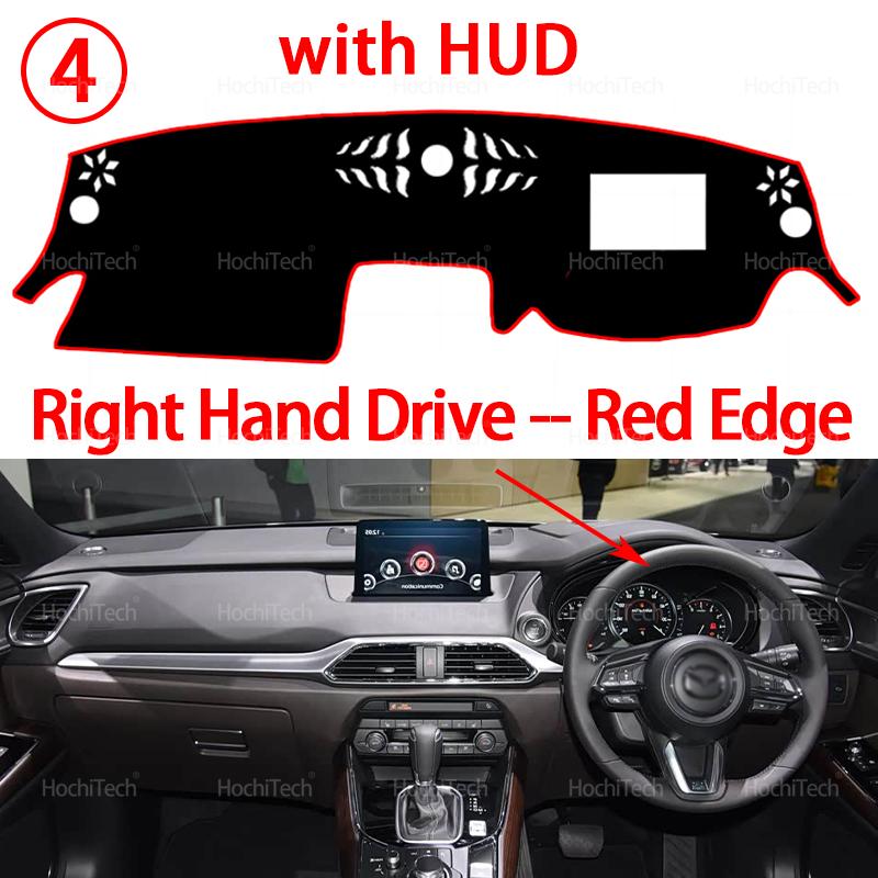 Armaturenbrett Abdeckung Pad Auto Innenmatte Anti-UV Matte Sonnenschutz Armaturenbrett Matte Teppich Dash für Mazda CX-9 CX9 CX 9 Zweite Generation TC 2016-2022