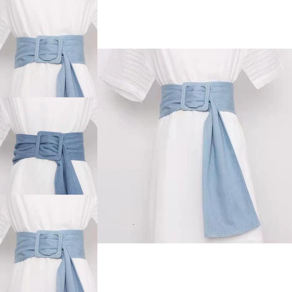 Stilvoller Damen-Denim-Taillengürtel für trendige, modische Outfits und Kleider