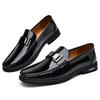 Lackleder Slipper Herren Freizeitschuhe für Gentleman Slipper Formelle Schuhe Slipper Herren Große Größe 47 48