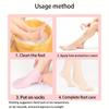 2pcs Silicone Anti-Crack Moisturizing Gel Socks for Foot Care and Cracked Heel Protection