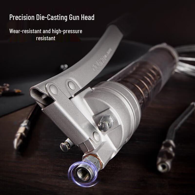 Deli Manual Grease Gun with Transparent Tube