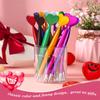 16Pcs Heart Ballpoint Pens Heart Shaped Pen Holiday Gift Thank You Gifts Employee Appreciation Gifts for Office School Coworker
