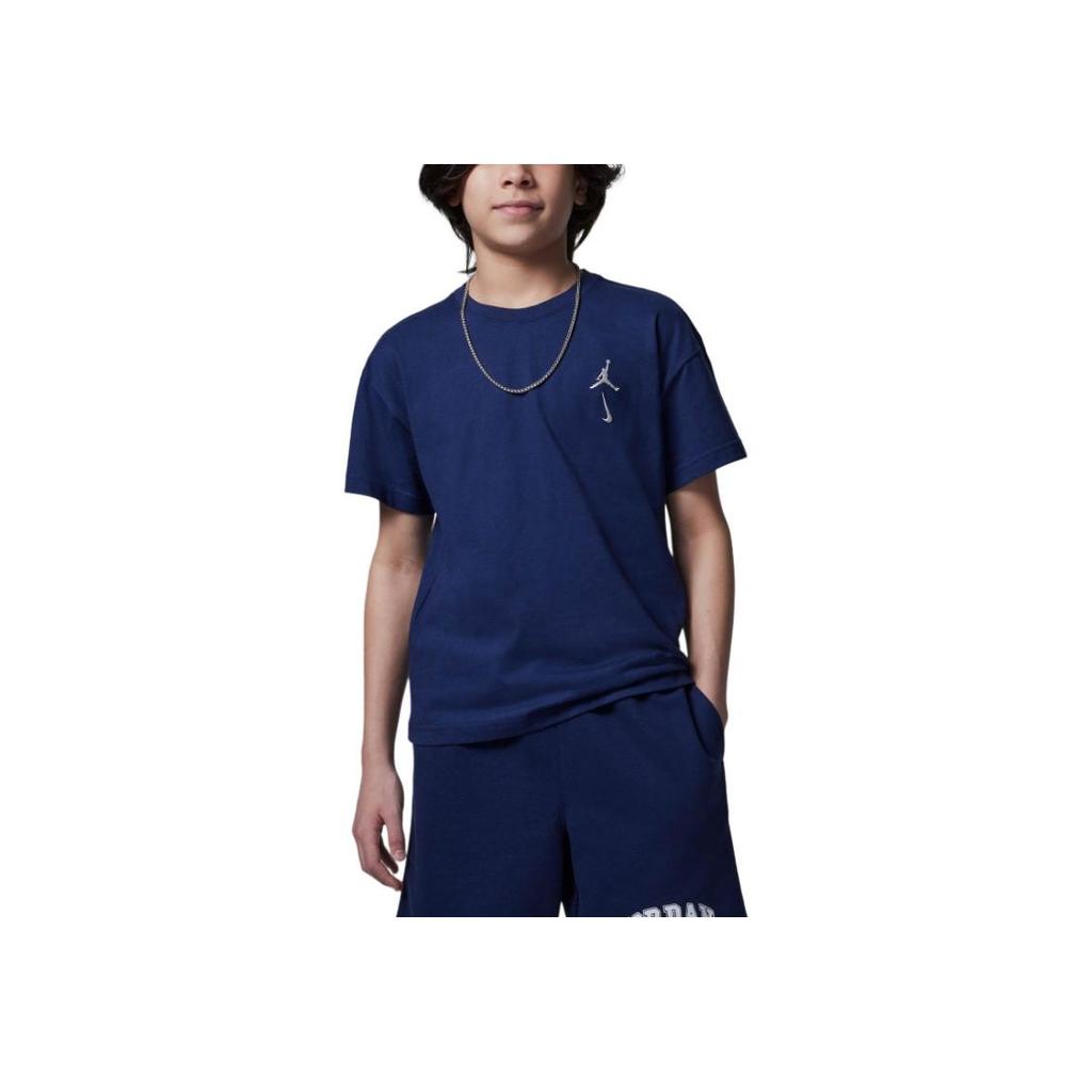 Jordan MVP23 T-Shirt Soft Comfortable Skin-Friendly Versatile Short Sleeve Men Tops Deep-Navy II3091-410