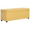 Day and Night - Day and Night Bench with Storage Space 116 Cm Polyester Yellow
