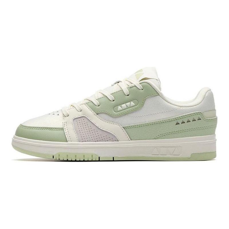 Anta Women s Aoyu Wear-Resistant Low-Top Skate Shoes White Green 122238077-5 36