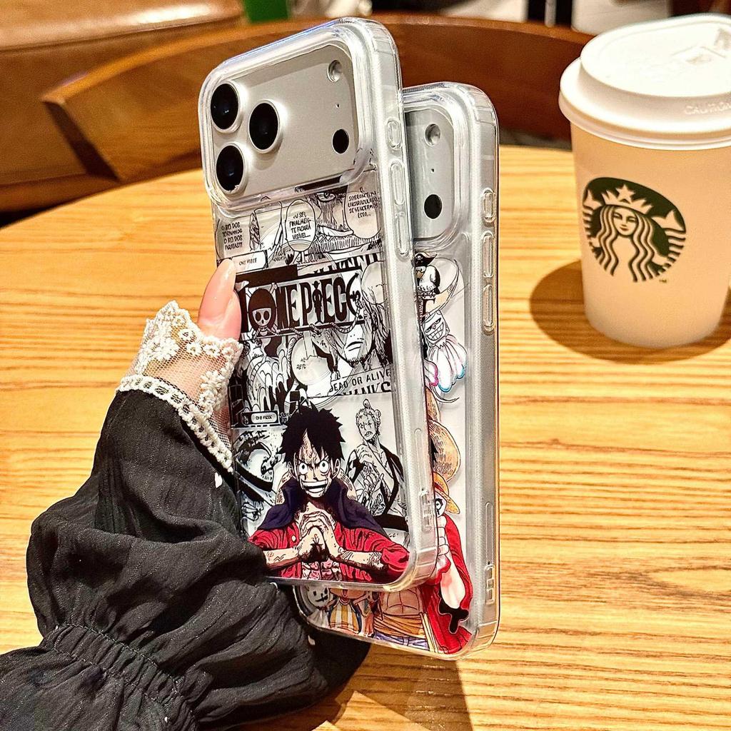 One Piece Luffy Magnetic Stand Case for iPhone 16 Pro Max