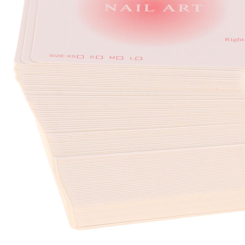 100Pcs Press-On Nail Packaging Display Handmade False Nail Design Swatch Show Card Manicure Sample Display