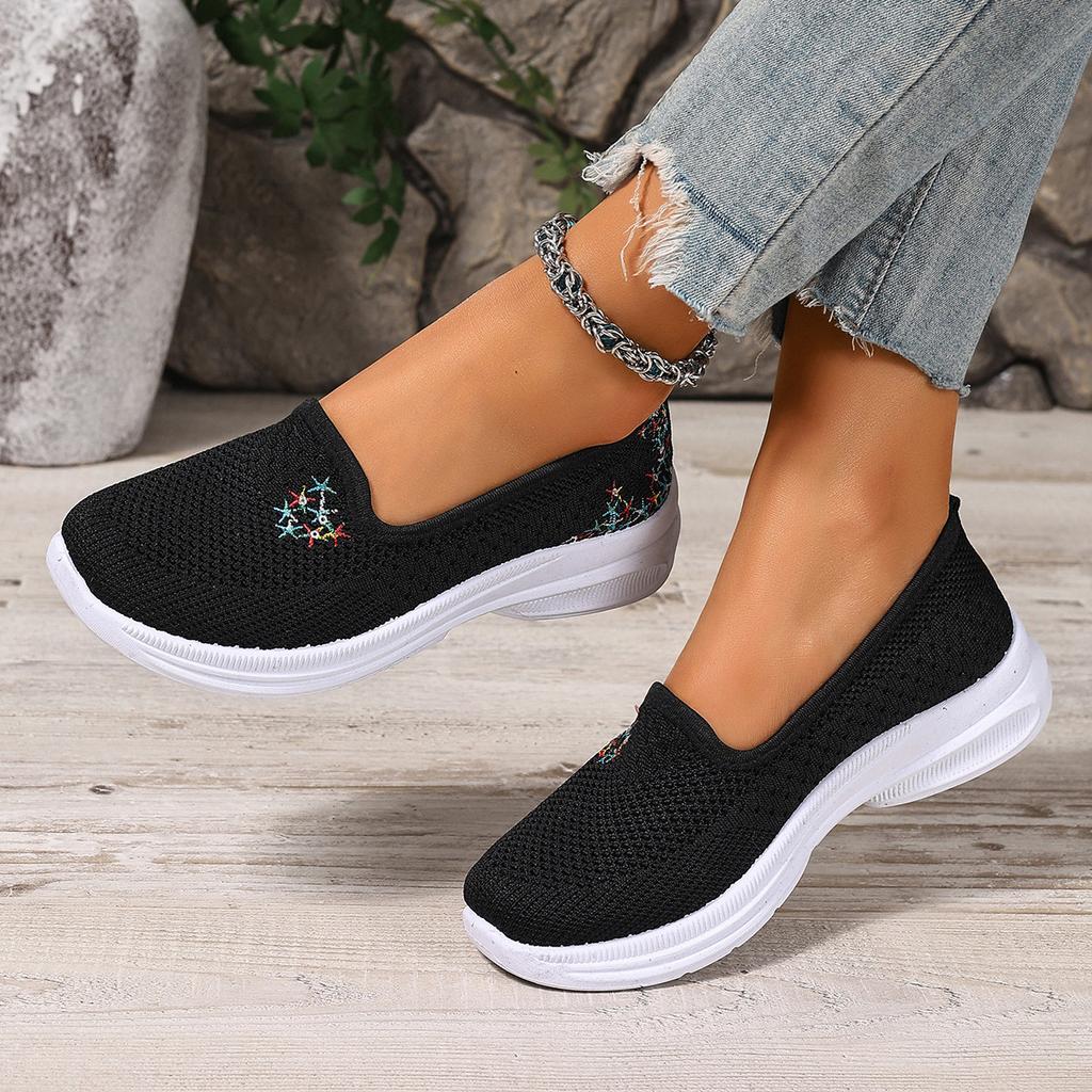 Summer versatile women's single shoes women's new foreign trade women's soft sole breathable not tired feet comfortable women's shoes casual shoes