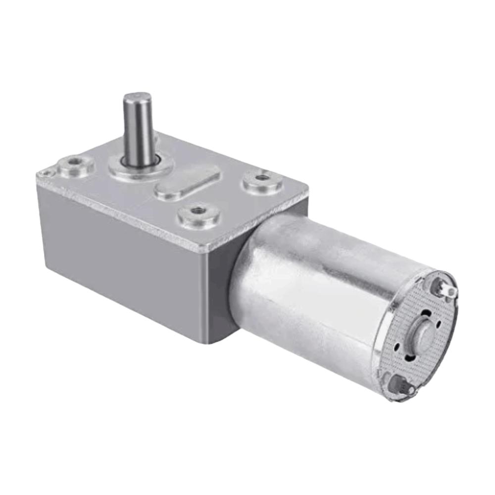 DC 12V Worm Gear Motor Double Shaft Geared Motor Universal Self Locking Motor Industrial Machinery