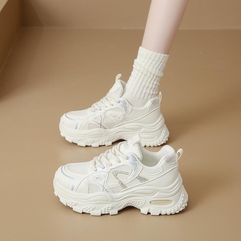 

Модные массивные кроссовки CRLAYDK для женщин, модная платформа, сетчатые повседневные кроссовки в стиле папы, женские клиновидные спортивные кроссовки для ходьбы, тренировочные, на шнуровке, теннисные 40