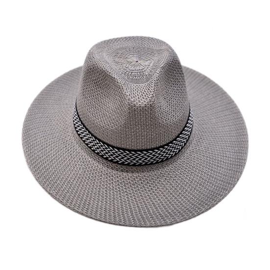 

Sun Hat with Wide Brim Retro Hat Sun Protection Breathable Mesh Design Foldable Hat for Travel Outdoor Fishing світло-сірого кольору