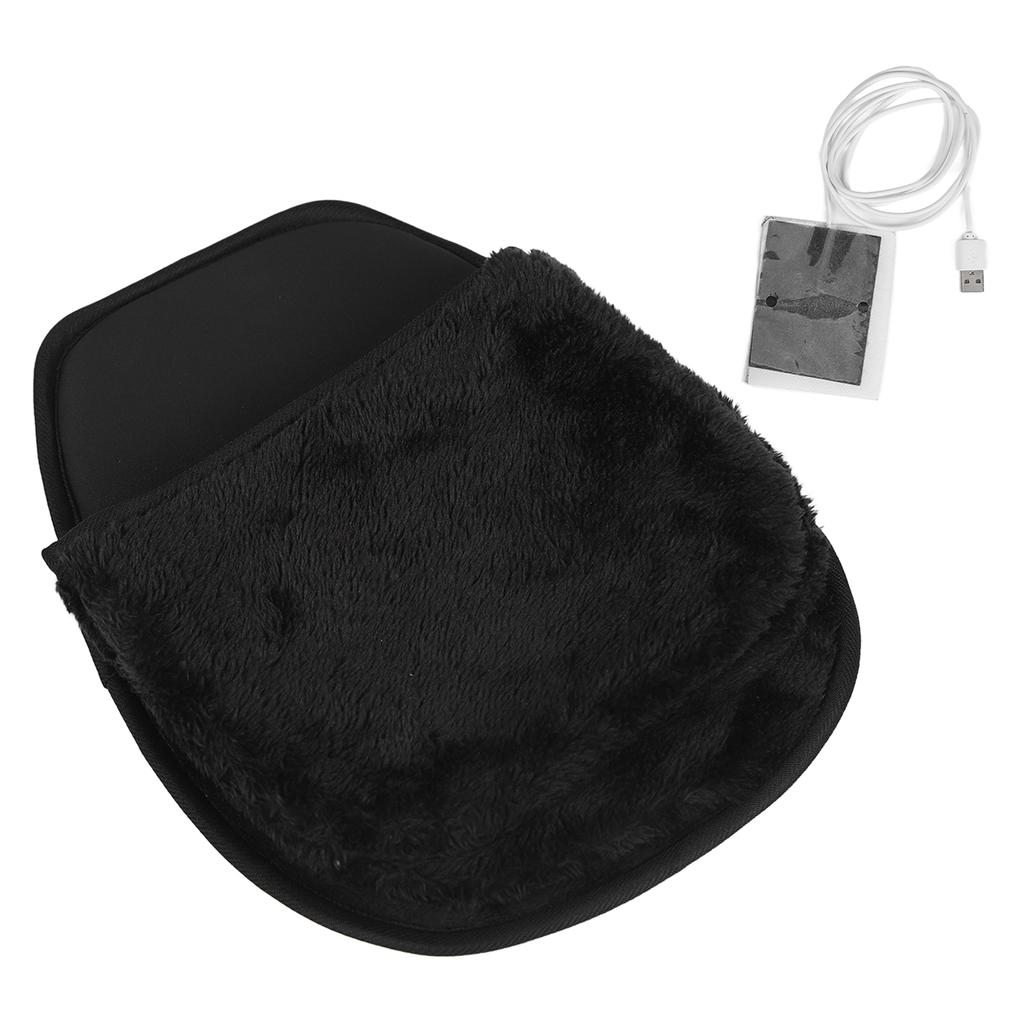 USB Heated Computer Mouse Pad Hand Warmer Roomy Hand Warming Mouse Pad Desk Accessories for Men and