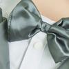 Wedding Cats Dogs Tuxedo Shirt with Bowknot Collar Clothes Outdoor Walking Dogs Cats Multiple Color Jumpsuit Comfortable