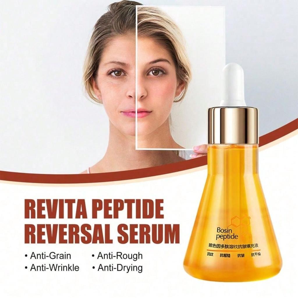 A Luxurious Multi-Collagen Anti-Aging Serum,Niacinamide,  Enriched With Collagen,Featuring A Lightweight, Non-Greasy Texture That Absorbs Easily.