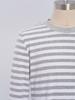 Tuta a righe unisex per bambini con bisogni speciali, abbigliamento adattivo, manica lunga, lunghezza intera, anti-strappo sulla schiena, cerniera invisibile