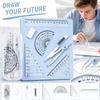 And Ruler Set for Students, Ruler Included, Geometry Kit for Exams and Drawing