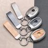 Zinc Alloy Leather Car Samrt Key Fob Case Cover For Mercedes Benz A B C E S G Class W204 W205 W212 W213 W176 W177 Glc Cla Amg