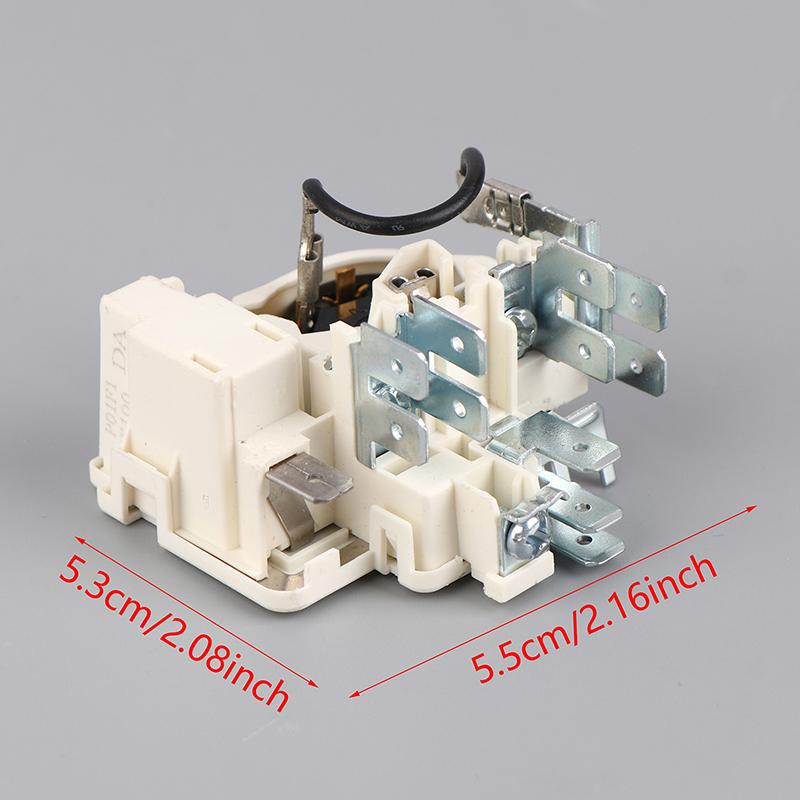 Kompressor Ptc Starter Qp3-15/C Universalrelais Überlastschutz für Frestec Kühl-Gefrierkombination Ersatz