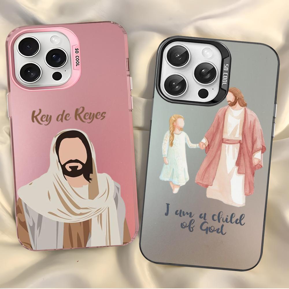 New Faith Christian Religious Jesus Clear Phone Case For iPhone 16 15 14 13 12 11ProMax X XR 87 Plus Matte Shockproof Back Cover
