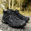 Fashion Fashion New Arrivals Men's Winter High Boots Plush Warm Lined Botas De Hombre Quality Lace-up Male Shoes Outdoor Hard-wearing