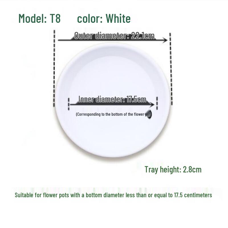

Thickened Round Flower Pot Water Tray