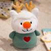 Christmas And Tree Reindeer Plush Toys With Clown Design For Festival Gifts