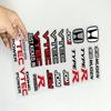FOR HONDA MUGEN TYPE R VTEC Reflective Motorcycle Stickers Waterproof Vinyl Decals for Motorbike Helmet Fuel Tank Bike