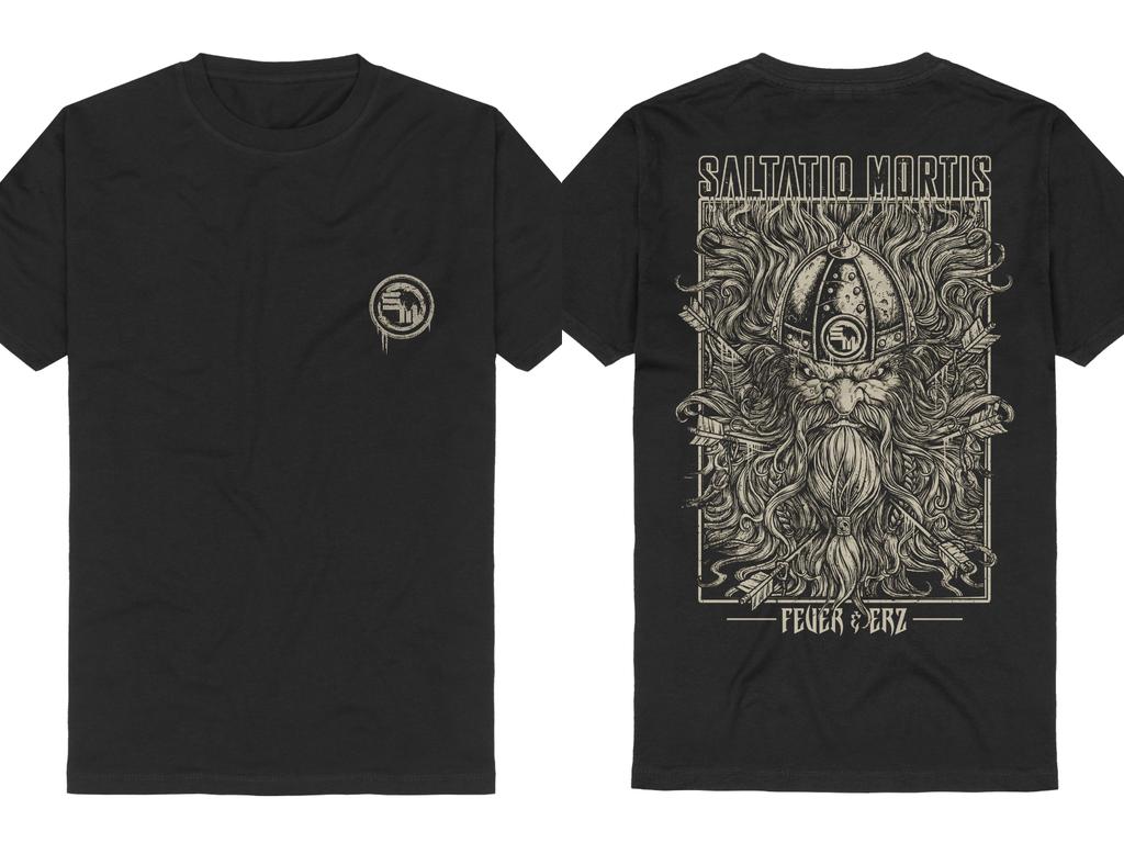 German Metal Music T-shirt Men's Hip Hop Rock Punk Band Saltatio Mortis Schild Und Schwert Short Sleeves Casual Oversized Tops