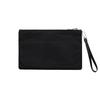 Prada Saffiano Emaille Dreieck Metall Logo Kosmetiktasche Herren Kosmetiktasche Schwarz 2NH006-064-F0002