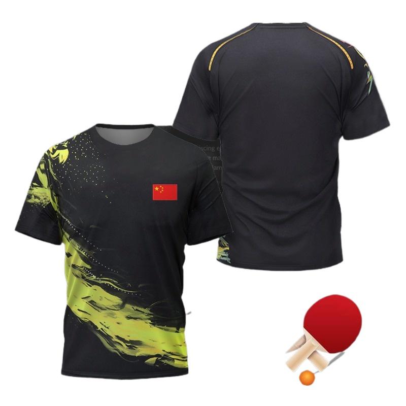 CHINA Dragon Table Tennis Graphic T Shirt for Men Clothing Fashion Badminton Sports T-shirt Ping Pong Jersey Gym Fitness Shirts