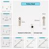Electrician Tools Wire Puller Connector Head Connect To 3mm Wire Wire Cable Elastic Threader