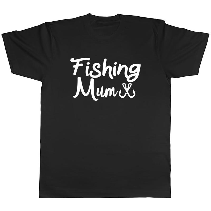 Fishing Mum Mens Unisex T-Shirt Tee S разноцветный